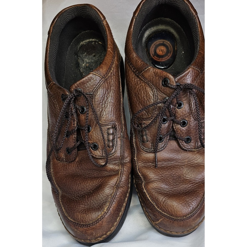 Hunter's Bay Leather Collection Brown Casual Oxford Lace Up Shoe -Size 13